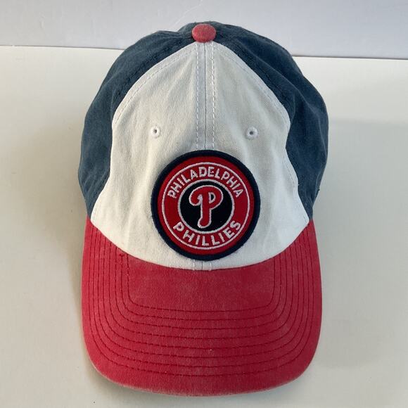 Philadelphia Phillies American Needle Hat Strapback Red Blue White Dad Cap Patch - Picture 1 of 10